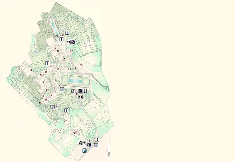 Mappa di VIlla Adriana
